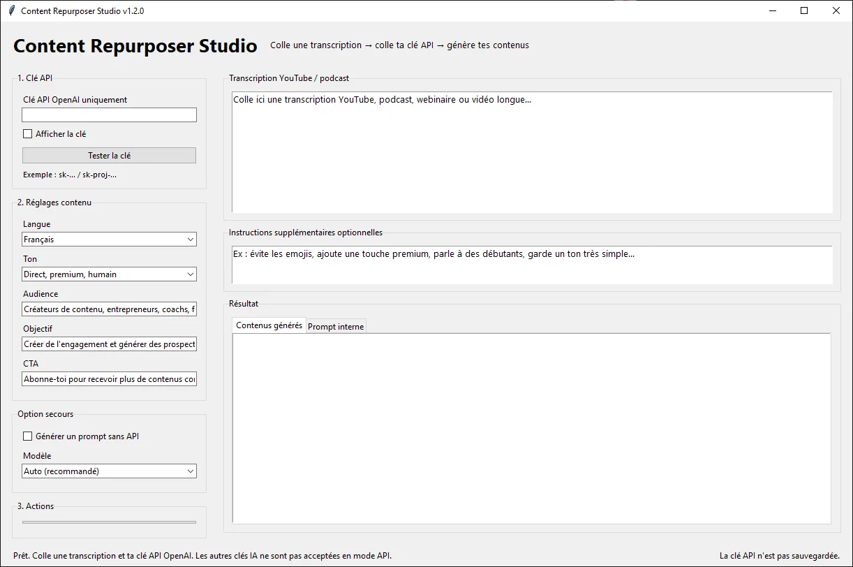 Screen content-repurposer-studio