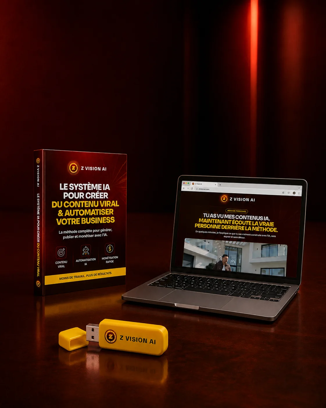 Pack Z Vision AI avec guide, espace membre et ressources