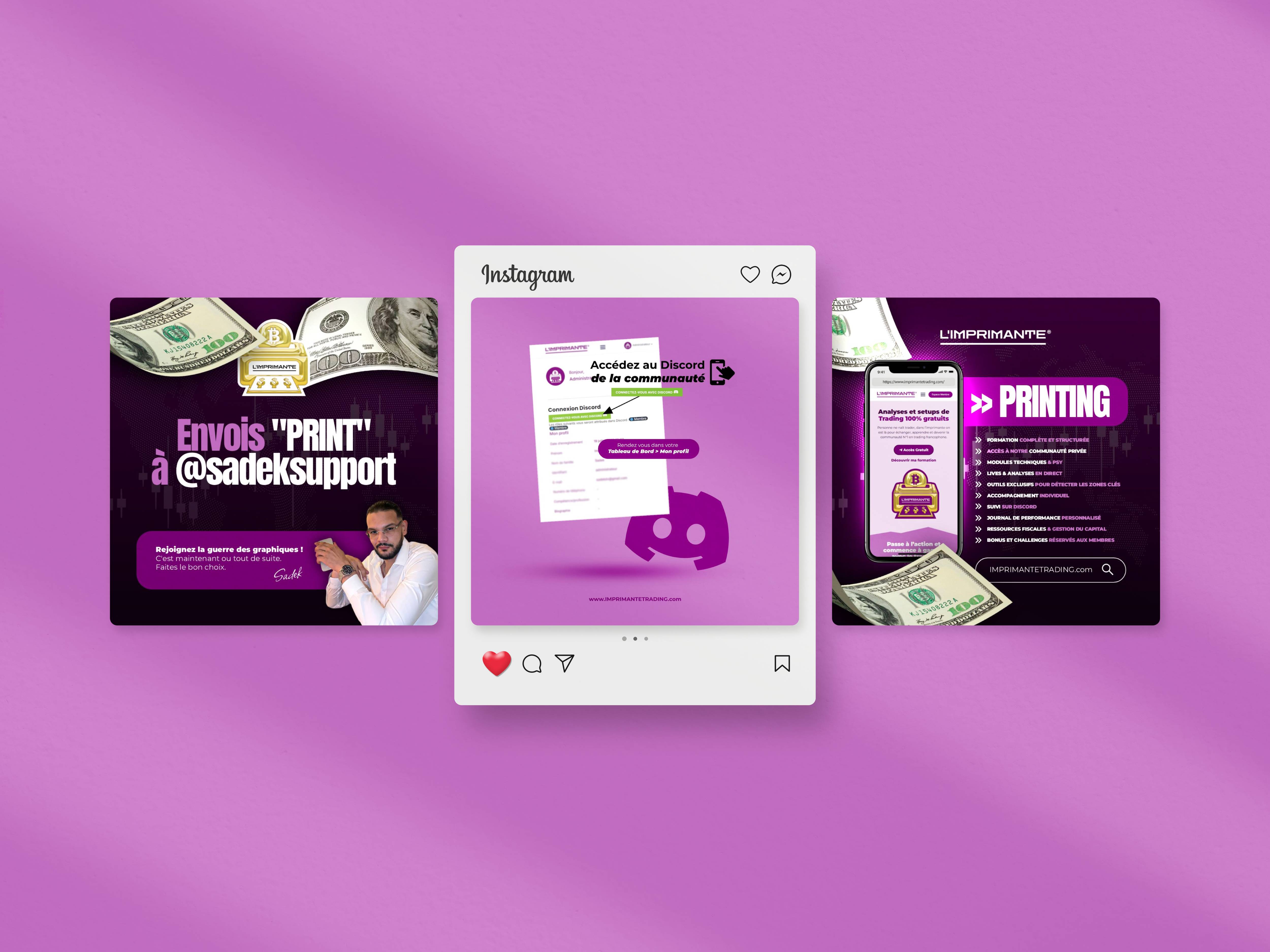 Spots publicitaires Réseaux Sociaux