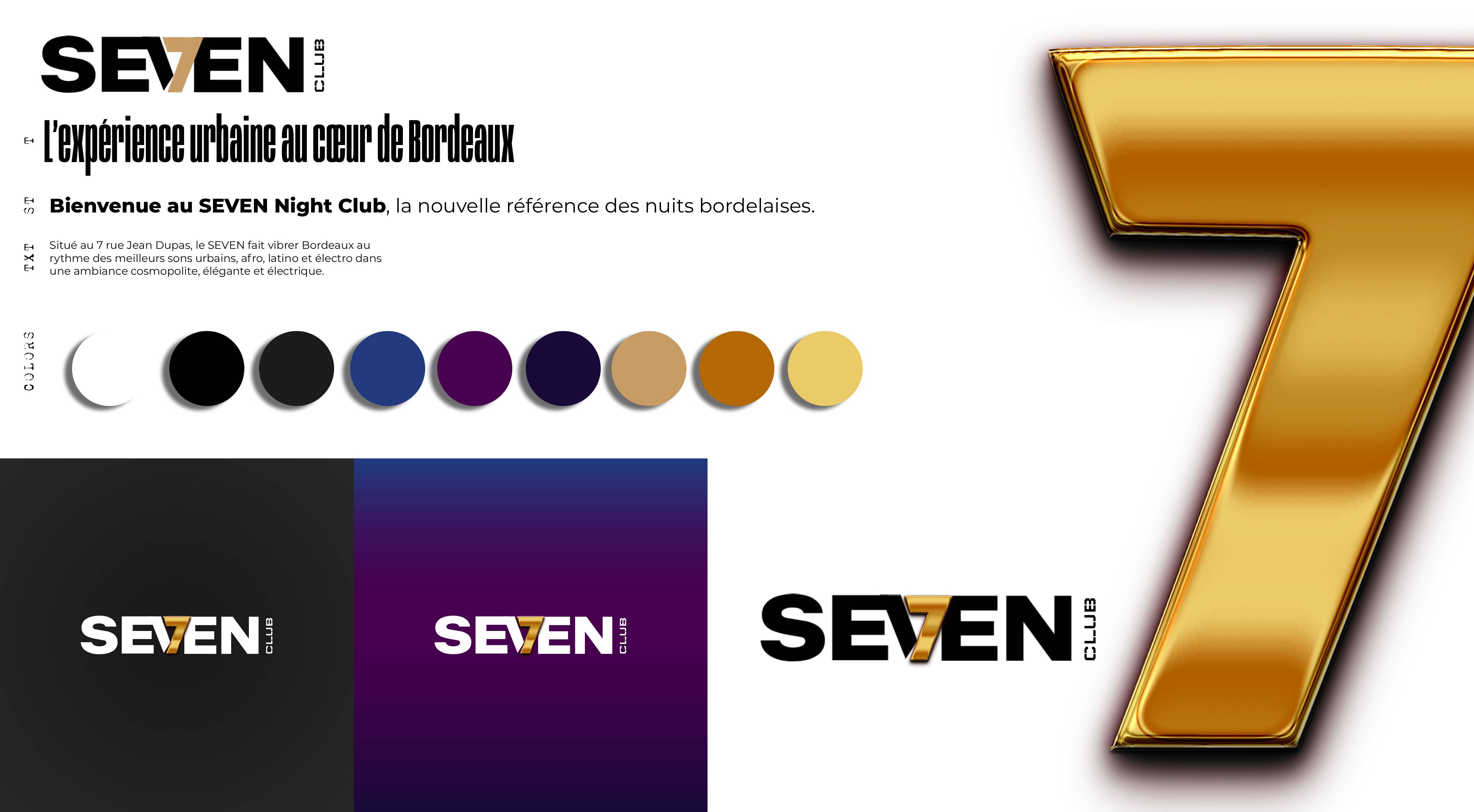 Charte graphique Seven Club